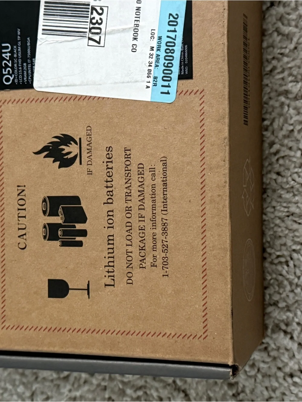 ASUS *Brand New * Black Laptop with Windows and Eye detection